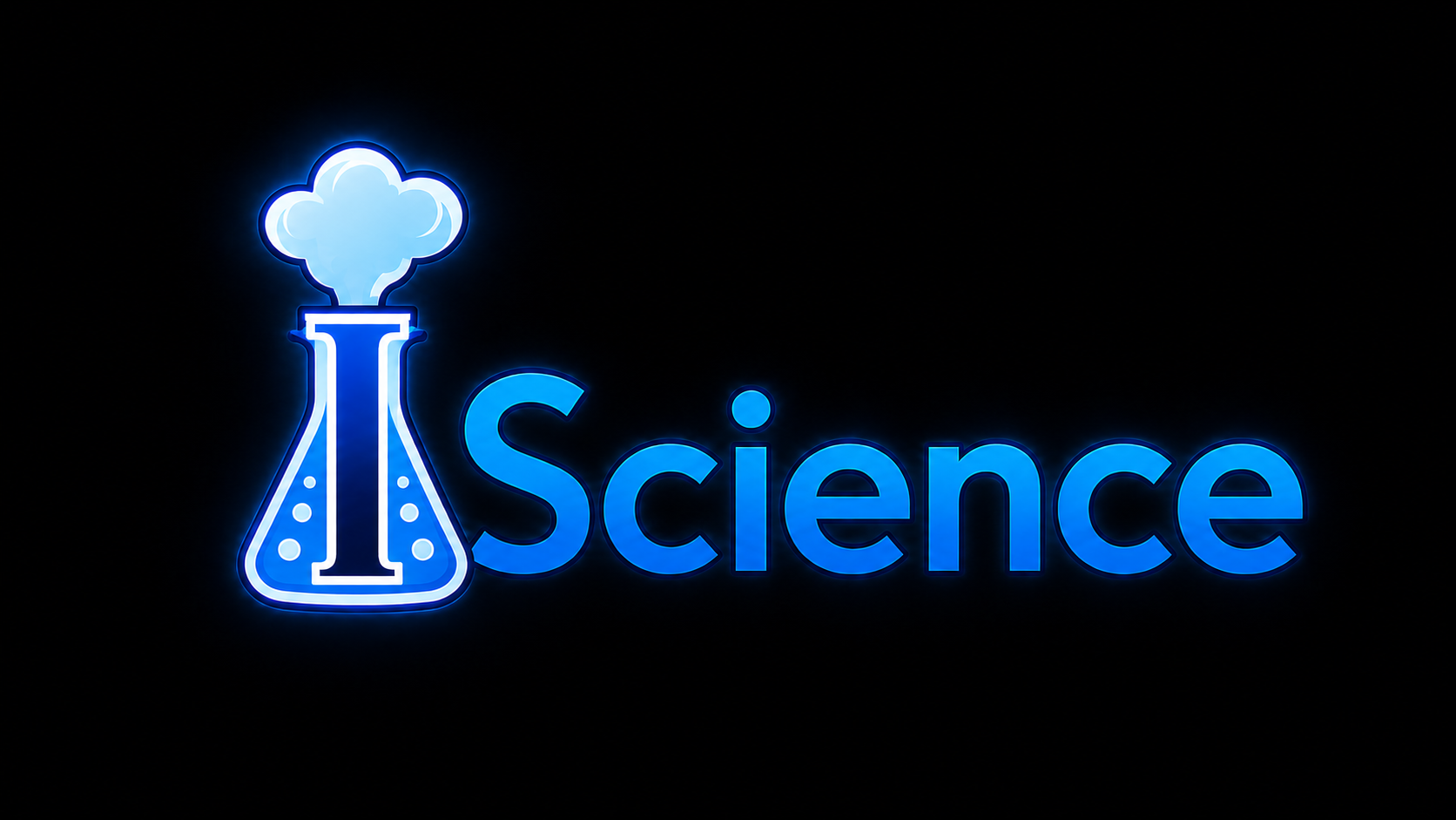 IScience laboratory flask logo